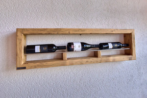 Weinregal Altholz Regal Wandregal 3er  Loftregal upcycling nachhaltig Flaschenregal