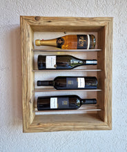 Weinregal Altholz Regal Wandregal 4 er Loftregal upcycling nachhaltig Flaschenregal Anfertigung