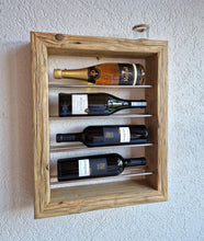 Weinregal Altholz Regal Wandregal 4 er Loftregal upcycling nachhaltig Flaschenregal Anfertigung