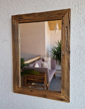 Altholz Spiegel S2046 Spiegel sonnenverbrannt antik optik Alteiche