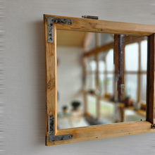 Altholz Spiegel Antiko S2295 Fensterspiegel Eiche optik Spiegelfenster