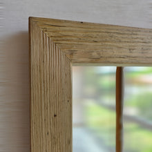 Spiegel aus Altholz mit Ablage |S2347 Wandspiegel Industrial | Handmade Spiegel aus Gerüstbohlen | Rustikales Unikat