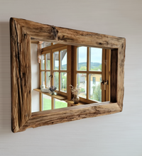 Altholz Spiegel S2166 Loftspiegel Altholzspiegel 52x73 Badspiegelpiegel Wandspiegel