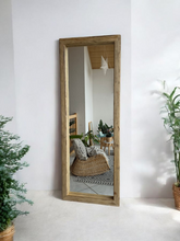 Panoramaspiegel Altholz Spiegel Antiko S2210  Langspiegel Körperspiegel Altholzspiegel Wandspiegel Garderobenspiegel