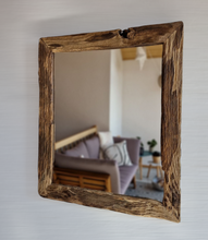 Altholz Spiegel S2129 antik Wandspiegel Alteiche 50 x 60 Badspiegel Altholzspiegel