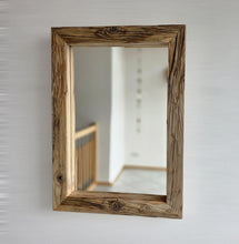 Altholz Spiegel Loftspiegel massiv S2351 aus Gerüstbohlen 50x70  Loft upcycling nachhaltig