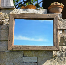 Altholz Spiegel S2307 Spiegel sonnenverbrannt antik optik Alteiche