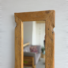 Ganzkörperspiegel aus Altholz – Rustikaler Standspiegel & Wandspiegel (170 x 41 cm) S2293 Ankleidespiegel groß