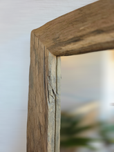 Altholz Spiegel alteiche  S2237 Arber  Bayerischen Wald 55x60 unikat upcycling nachhaltig Badspiegel