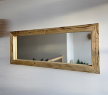 Altholz Spiegel Loftspiegel massiv S2234 Langspiegel Loft upcycling nachhaltig