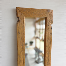 Ganzkörperspiegel aus Altholz – Rustikaler Standspiegel & Wandspiegel (170 x 41 cm) S2293 Ankleidespiegel groß