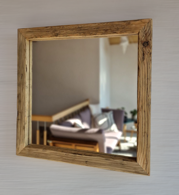 Altholz Spiegel Loftspiegel massiv S2126 aus Gerüstbohlen Loft