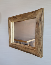 Altholz Spiegel Loftspiegel massiv S2165 aus Gerüstbohlen Loft upcycling nachhaltig8