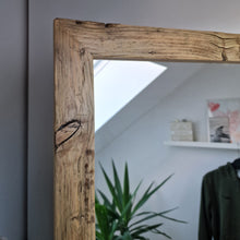 Altholz Spiegel Loftspiegel massiv S2076 Badspiegel Loft Schminkspiegel Standspiegel