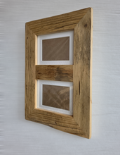 Altholz Bilderrahmen alte Bohlen  2 fach Rahmen Anfertigung