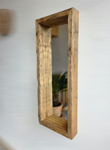 Panoramaspiegel Dekospiegel Loftspiege S2239 Spiegelregal Regal Spiegel Altholz Badspiegel optik Alteiche