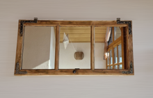Altholz Spiegel Antiko S2138 Fensterspiegel Eiche optik