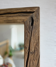 Altholz Spiegel S2230 antik Wandspiegel Alteiche Garderobenspiegel Groß Ganzköperspiegel einzigartiges Unikat