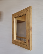 Altholz Spiegel S2143 antik Wandspiegel upcycling nachhaltig Handarbeit Badspiegel Toilettenspiegel optik Alteiche