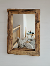 Altholz Spiegel S2166 Loftspiegel Altholzspiegel 52x73 Badspiegelpiegel Wandspiegel