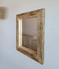 Altholz Spiegel Loftspiegel massiv S2165 aus Gerüstbohlen Loft upcycling nachhaltig8