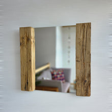 Altholz Spiegel  S2323 Alter Dielenboden einer alten Bauernstube upcycling nachhaltig Badspiegel Wohnspiegel Wandspiegel