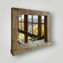 Spiegel alte Bohlen S2201 Badspiegel mit Ablage Altholz