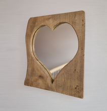 Altholz Spiegel Herzspiegel S2145 Wandspiegel Einzelstück