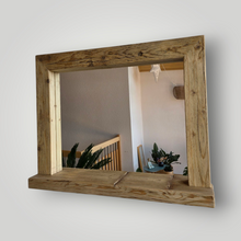 Spiegel alte Bohlen S2201 Badspiegel mit Ablage Altholz