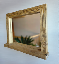 Spiegel alte Bohlen S2238 Badspiegel mit Ablage Altholz