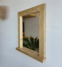 Spiegel alte Balken S2241 Badspiegel mit Ablage Altholz Altholzspiegel Holzspiegel Wandspiegel