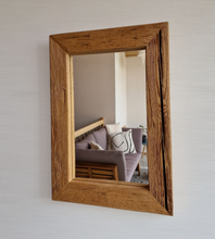 Altholz Spiegel  S2115 Alter Balken einer alten Bauernstube upcycling nachhaltig Badspiegel