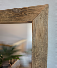 Altholz Spiegel S2208 antik Wandspiegel 100 x 54 upcycling nachhaltig Handarbeit Badspiegel Toilettenspiegel