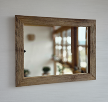 Altholz Spiegel S2249 antik Wandspiegel Alteiche 48 x 62 Badspiegel Altholzspiegel