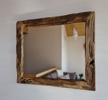 Altholz Spiegel S2129 antik Wandspiegel Alteiche 50 x 60 Badspiegel Altholzspiegel