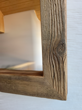 Altholz Spiegel S2208 antik Wandspiegel 100 x 54 upcycling nachhaltig Handarbeit Badspiegel Toilettenspiegel