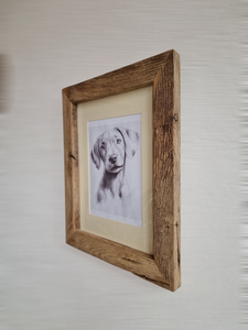 Bilderrahmen Altholz  B2044 Eiche  Alteiche 30 x 40 Altholzrahmen Holzrahmen Hochzeitsgeschenk Urkunde