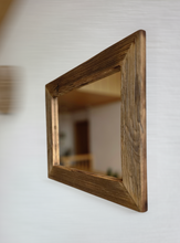 Altholz Spiegel S2236 Badspiegel 40 x 50 sonnenverbrannt  Wandspiegel Holzspiegel