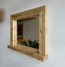 Spiegel alte Bohlen S2262 Badspiegel mit Ablage Altholz