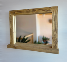 Spiegel alte Bohlen S2238 Badspiegel mit Ablage Altholz