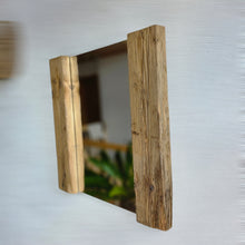 Altholz Spiegel  S2323 Alter Dielenboden einer alten Bauernstube upcycling nachhaltig Badspiegel Wohnspiegel Wandspiegel