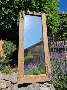 Altholz Spiegel S2135 antik Wandspiegel Alteiche Garderobenspiegel Groß Ganzköperspiegel