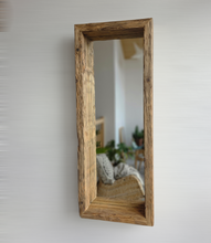 Panoramaspiegel Dekospiegel Loftspiege S2239 Spiegelregal Regal Spiegel Altholz Badspiegel optik Alteiche