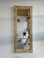 Altholz Spiegel Loftspiegel massiv S2234 Langspiegel Loft upcycling nachhaltig