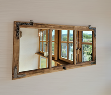 Altholz Spiegel Antiko S2138 Fensterspiegel Eiche optik