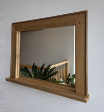 Spiegel alte Eiche S2223 Badspiegel mit Ablage Eiche alter ca 1750 Altholz einzigartig historisch