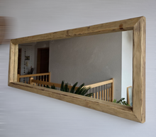 Panoramaspiegel Altholz Spiegel Antiko S2210  Langspiegel Körperspiegel Altholzspiegel Wandspiegel Garderobenspiegel