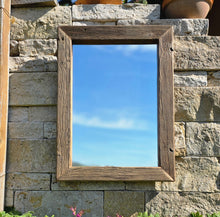 Altholz Spiegel S2307 Spiegel sonnenverbrannt antik optik Alteiche