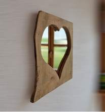 Altholz Spiegel Herzspiegel S2145 Wandspiegel Einzelstück