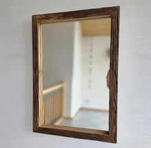 Altholz Spiegel S2346 antik Wandspiegel Alteiche 45 x 65 Badspiegel Altholzspiegel